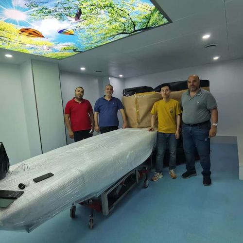 Construction of a permanent magnet shielding room in Egypt 
