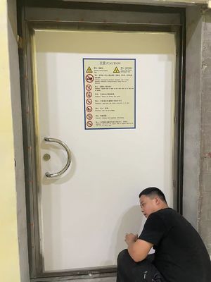 Good price Steel MRI Shielding Doors ASTM Radiation Protection Doors UL 90 Minutes Fire Rated online